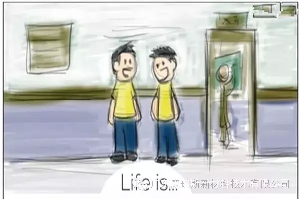 人生就是。。。 和好朋友在教室外面一起罰站