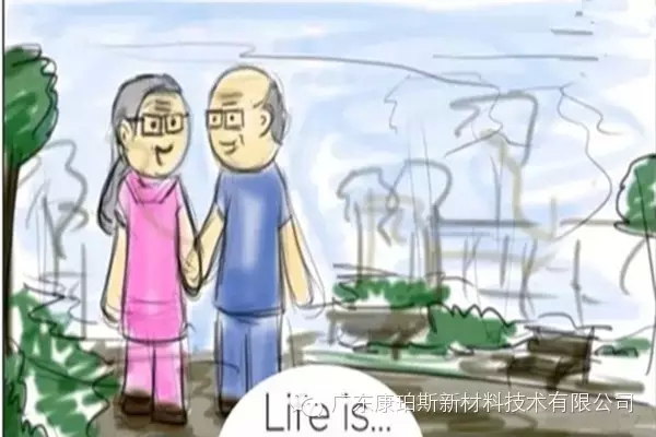 人生就是。。。 牽著老伴的手，享受屬于自己的夕陽(yáng)，執(zhí)子之手，與子偕老......